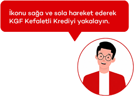 İkonu sağa ve sola hareket ederek KGF öğelerini yakalayın